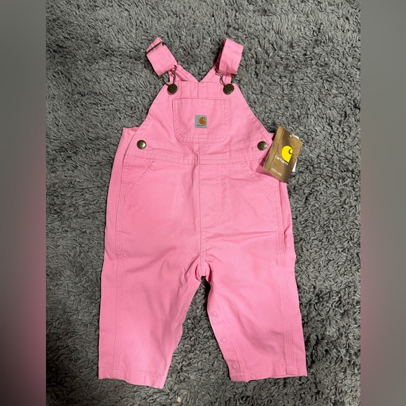 Carhartt Bottoms Nwt Pink Carhartt Overalls Baby Girl 6m Poshmark